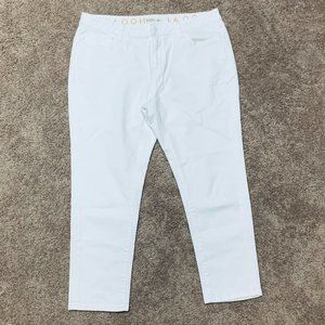 Kate Spade White Straight Legged Jeans
